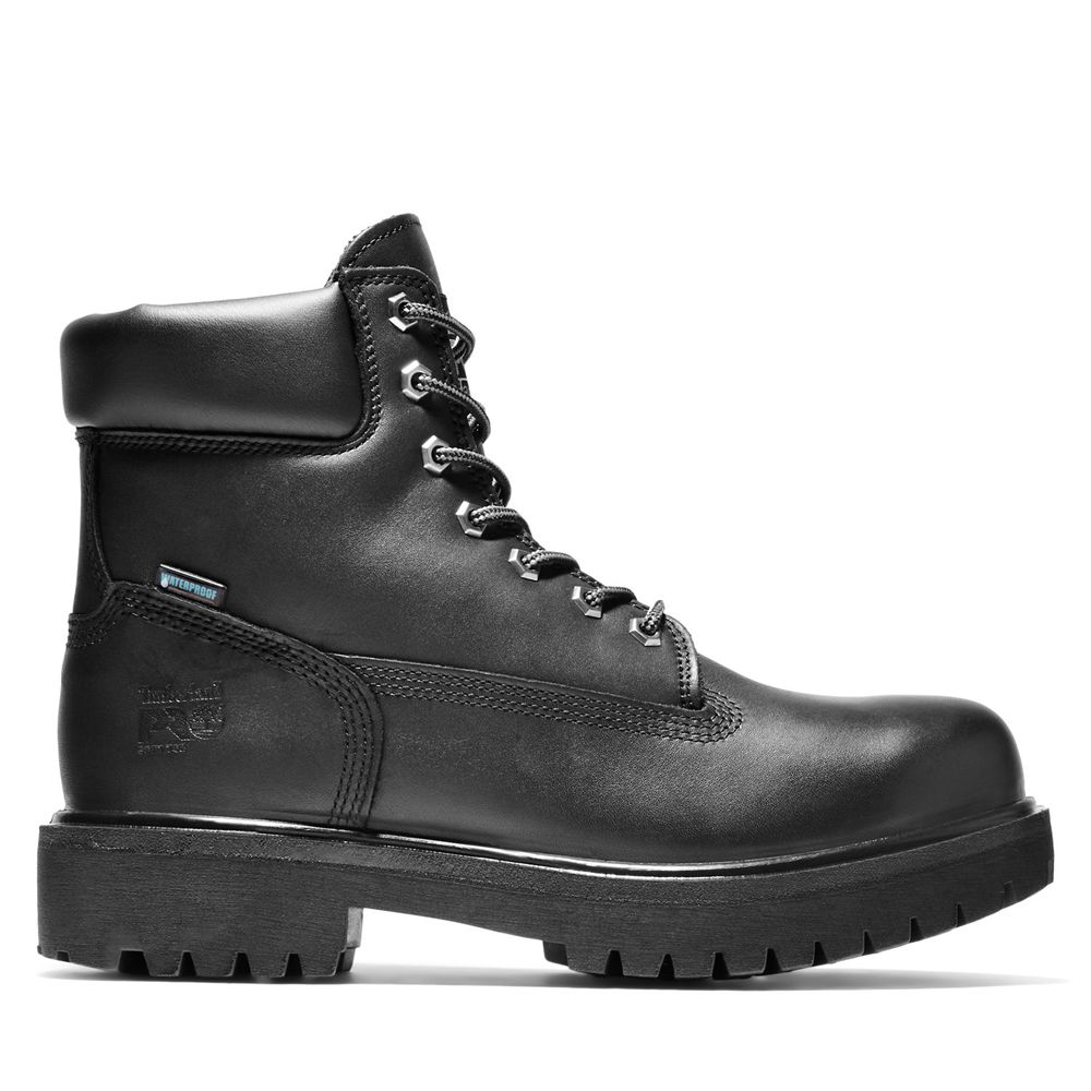 Botas Pro Timberland Hombre Pro Direct Attach 6\" Soft Toe Negras - Chile ECD-904523